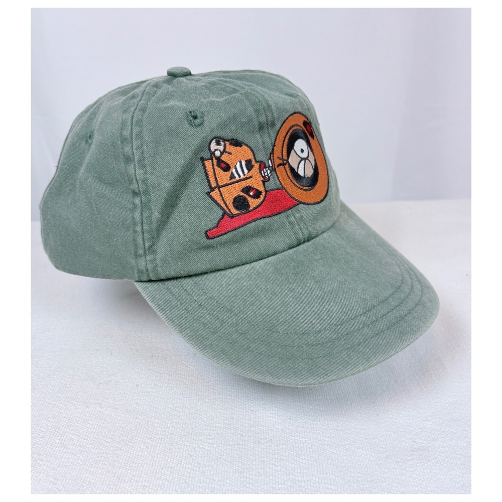 Vtg 1998 South Park Kenny Hat Oh My God They Killed Kenny Green Dad Cap